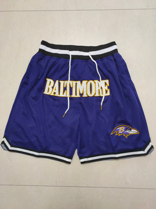 NFL Crows Purple Pocket Shorts