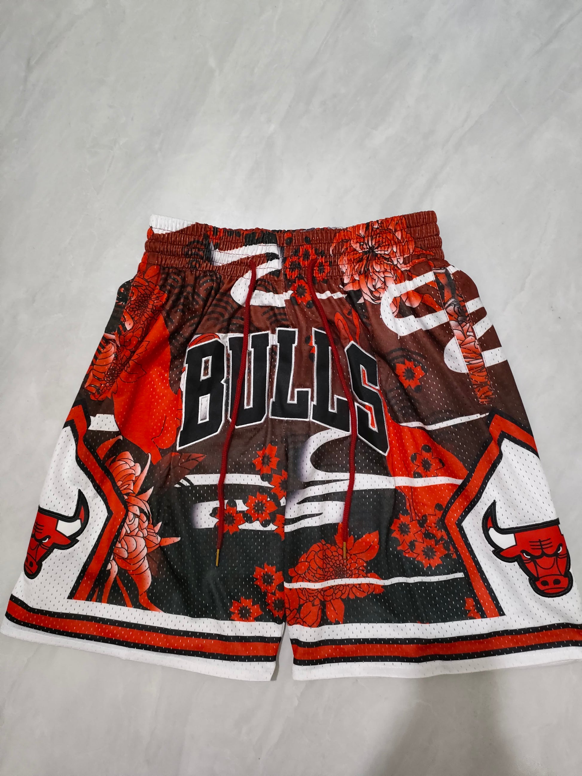 Bulls Red Rabbit Pocket Shorts