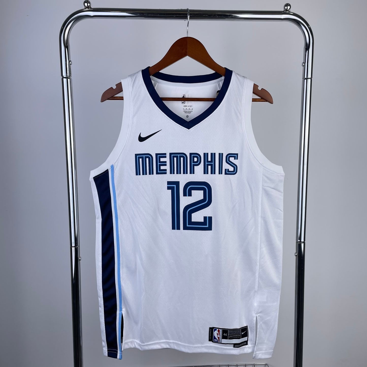 23 Season Grizzlies White 12 # Morant
