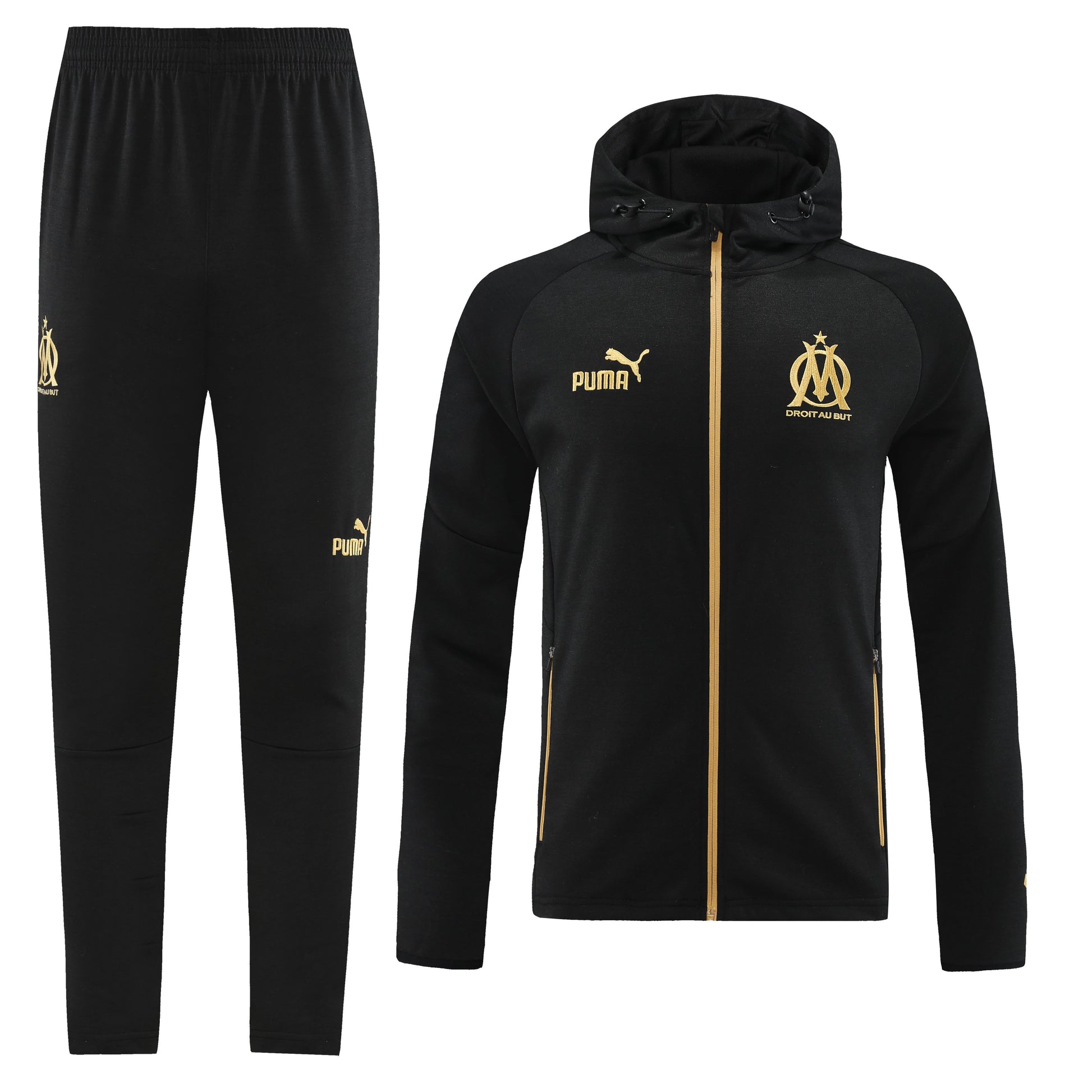 23 Season Marseille 01 Black Hoodie Set