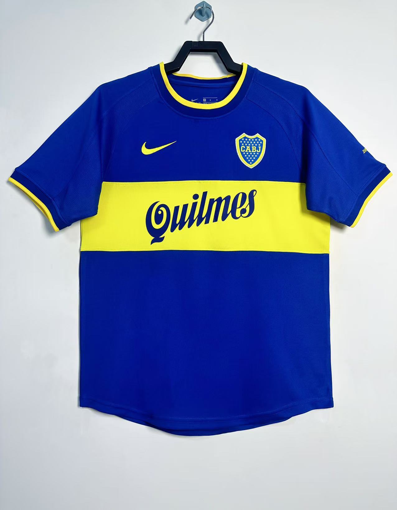 Retro 2000/01 Boca Juniors home S-XXL