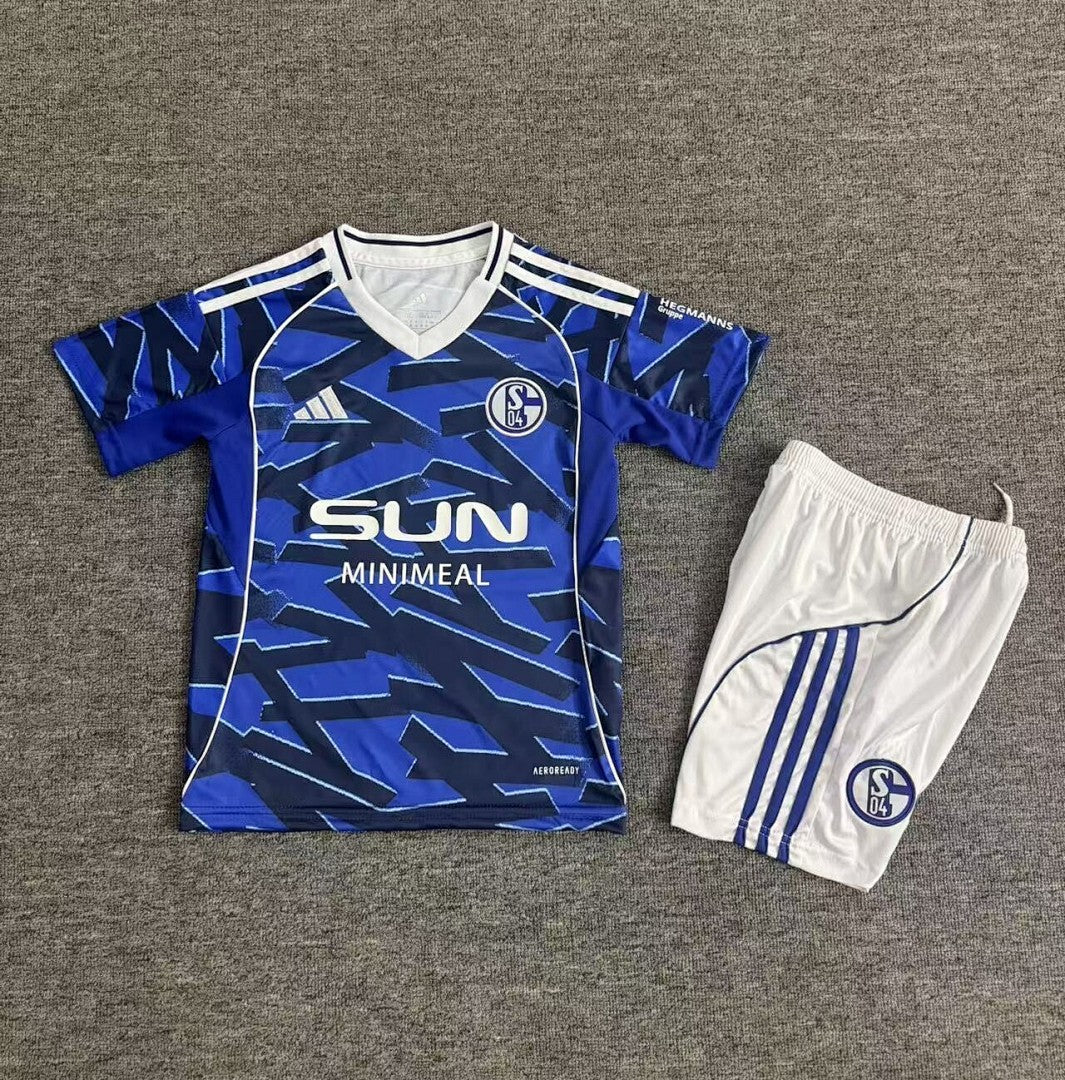 /26 Kids Schalke 04 Home Yupoo Soccer Jerseys&amp;Size 16-283