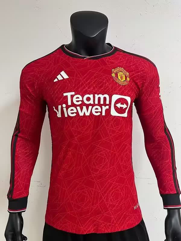 23/24 Long # Manchester United Home Player Version