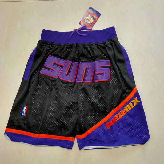 Suns Black Pocket Shorts