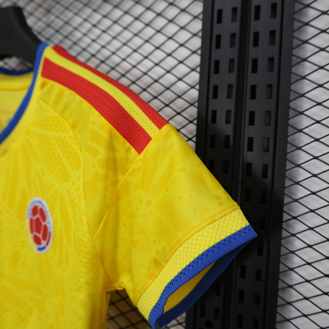 Women # Colombia Home Player Edition Yupoo Soccer Jerseys S-XXL5