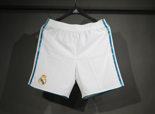 Retro 2017/18 Real Madrid Home Player Edition Shorts S-XXL