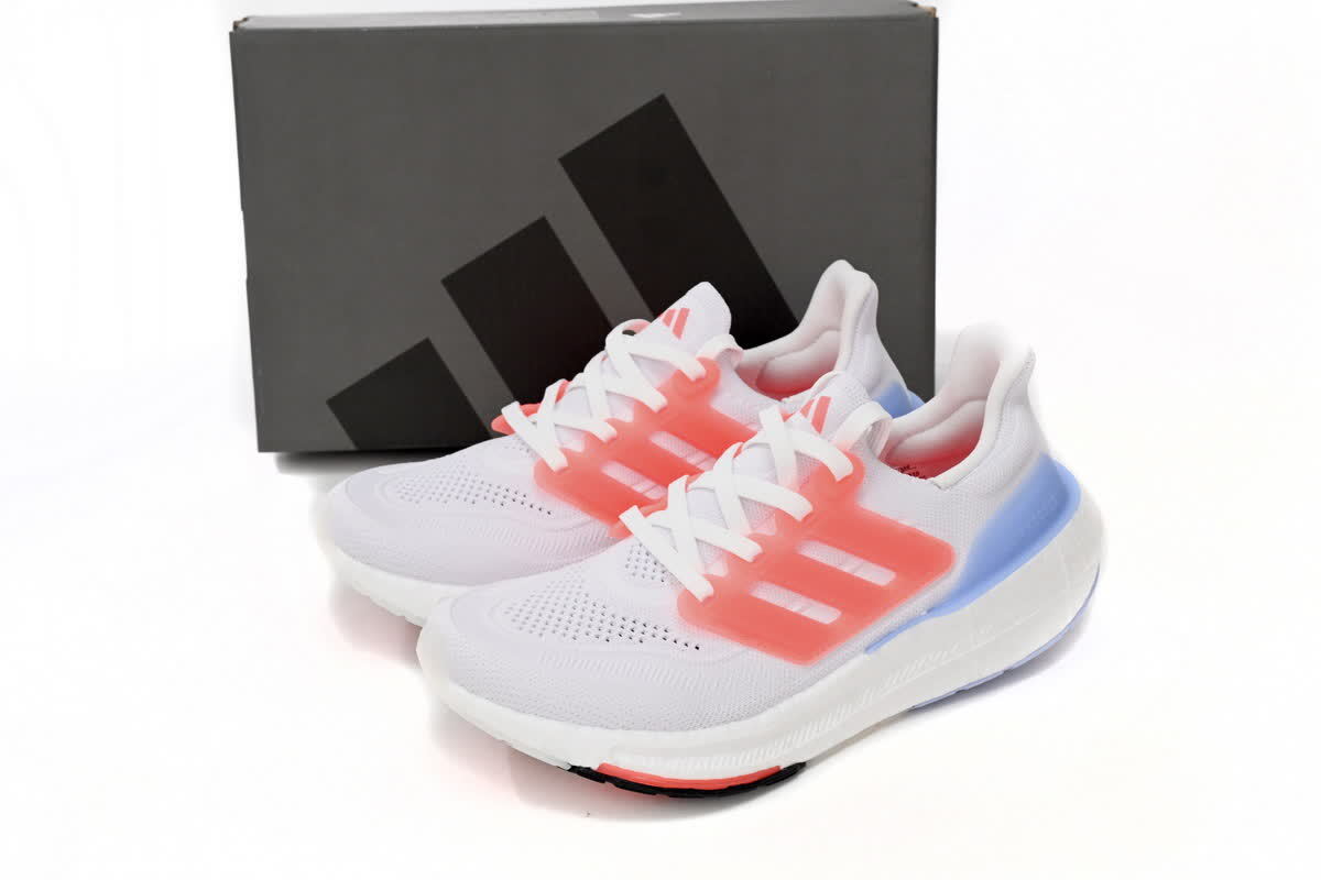 Orange Red and White 8851-10 Adidas Ultra Boost 2023 LIGHT Black and White Size # 36- # 40
