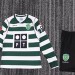 Retro Kids 2001/03 Lisbon Sporting Home Long sleeved Football Shirt&amp;Size16-288