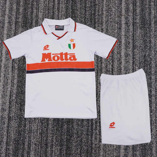 Retro Kids 1993/94 AC Milan away football shirt&amp;Size16-28