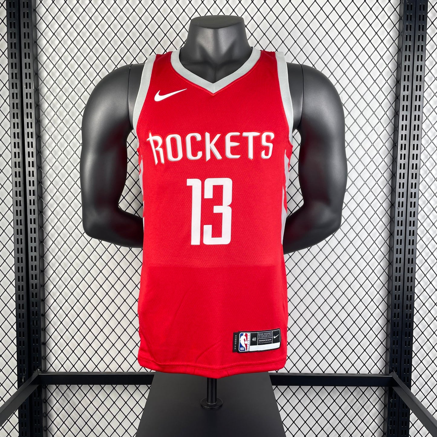 19th season Rockets away Red 13 Harden