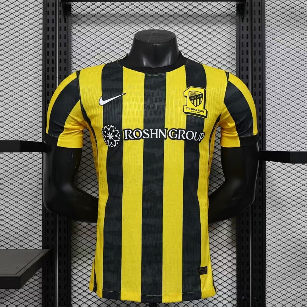 /26 Al-Ittihad Home With New Advertisement Player Edition S-XXL5