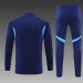 /26 Real Madrid Royal Blue Half Pull Training Suit (Adults&amp;Kids)7