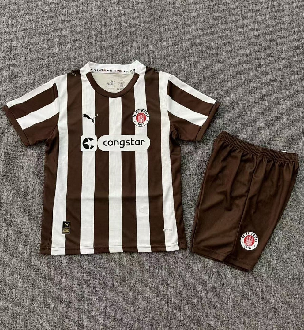 /26 Kids St. Pauli Home Jersey Yupoo Soccer Jerseys &amp; Sizes 16-283