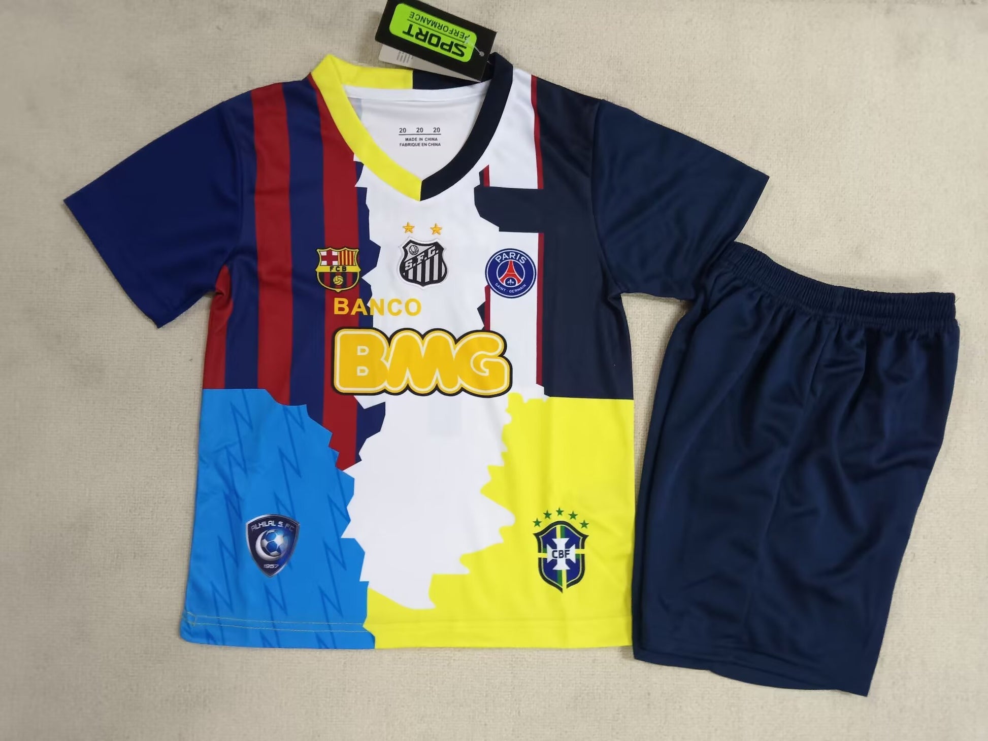 25/26 Kids Santos Neymar # 11 Co branded Edition Size 16~28