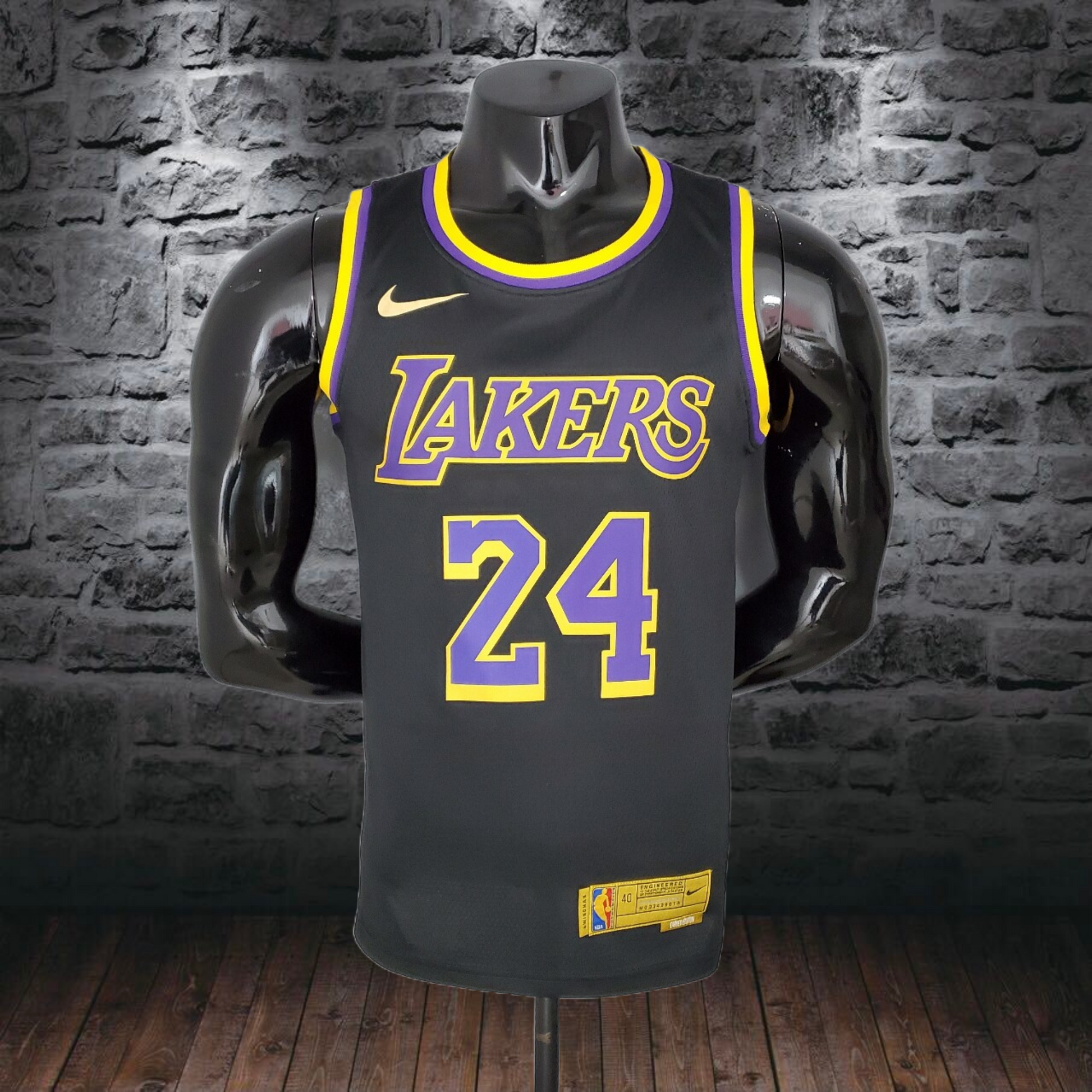 2021 Bryant #24 Los Angeles Lakers Bonus Edition Black NBA Jersey