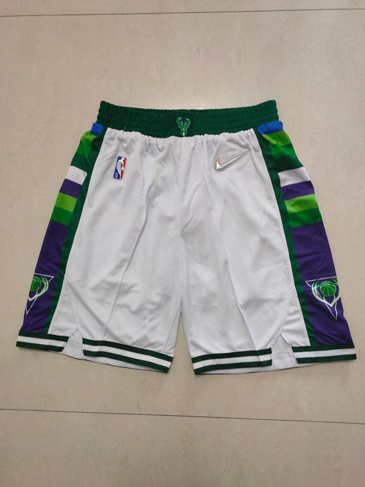 Bucks White 75th Anniversary Shorts