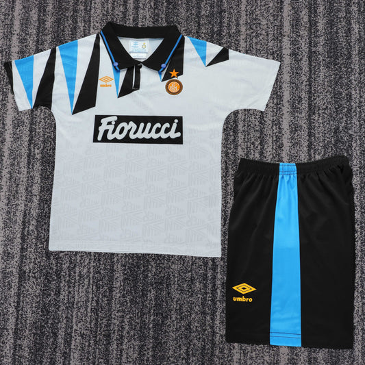 Retro Kids 1992/93 Inter Milan away football Jersey&amp;Size16-28