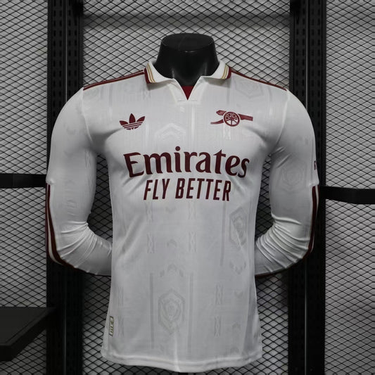 25/26 Arsenal Second Away Long Sleeve Player Edition S-XXL