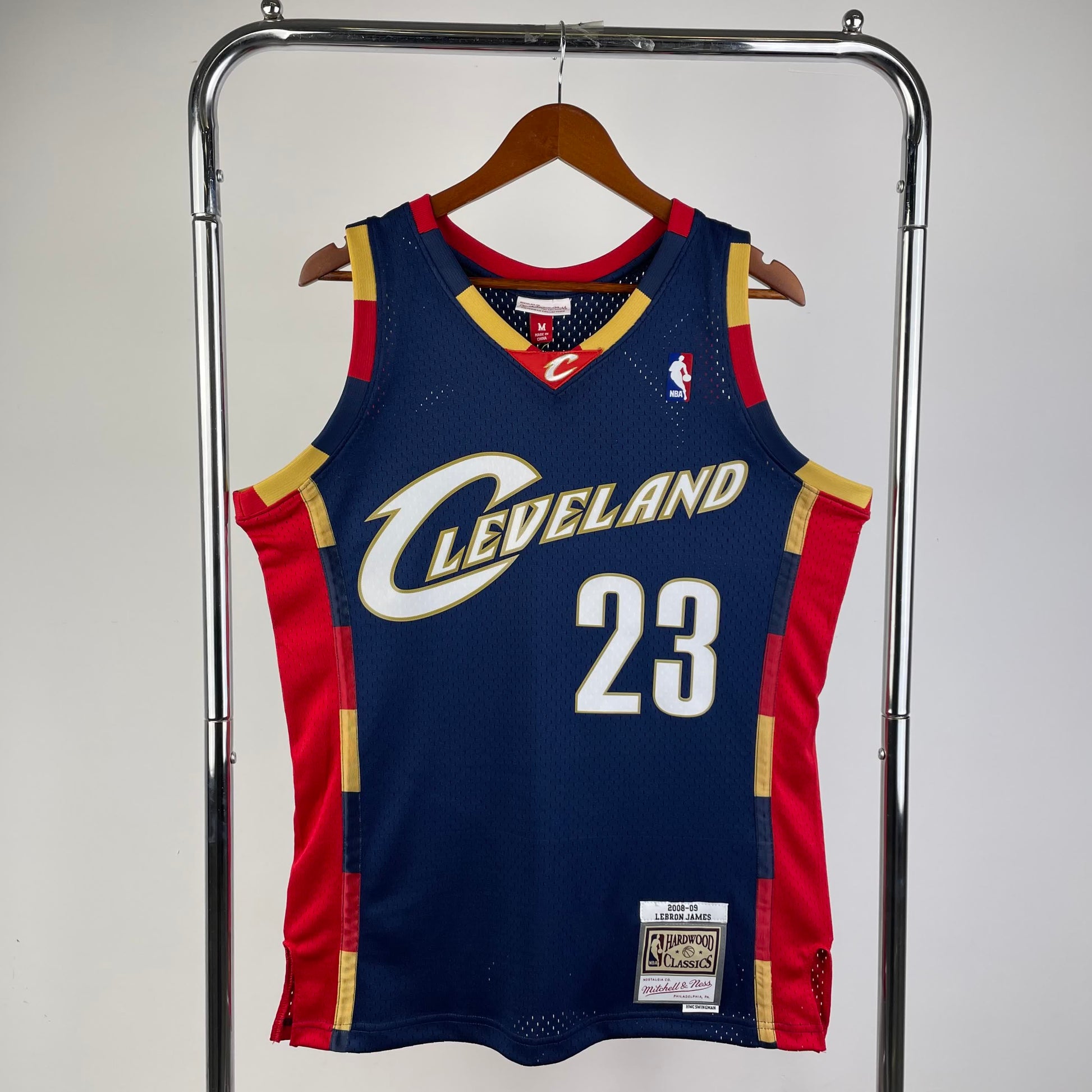 MN Heat Pressed Vintage Jersey: SW Cavaliers 08/09 Navy Blue 23 # James