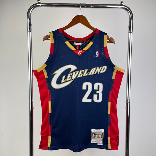 MN Heat Pressed Vintage Jersey: SW Cavaliers 08/09 Navy Blue 23 # James