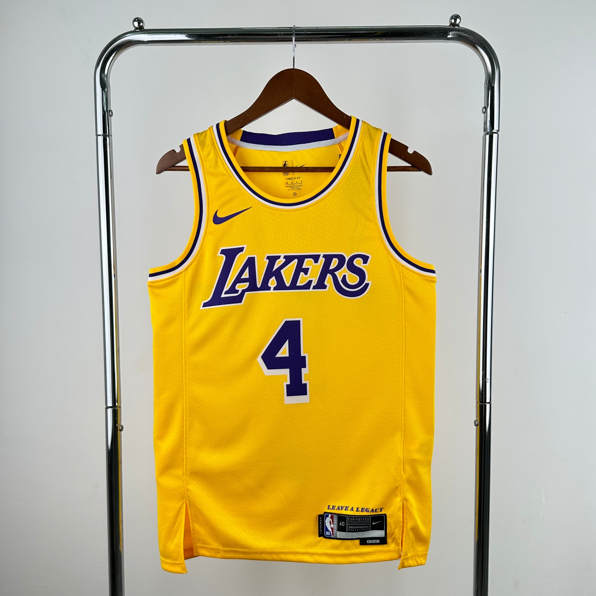 23 season Lakers Yellow 4#KNECHT S-XXL