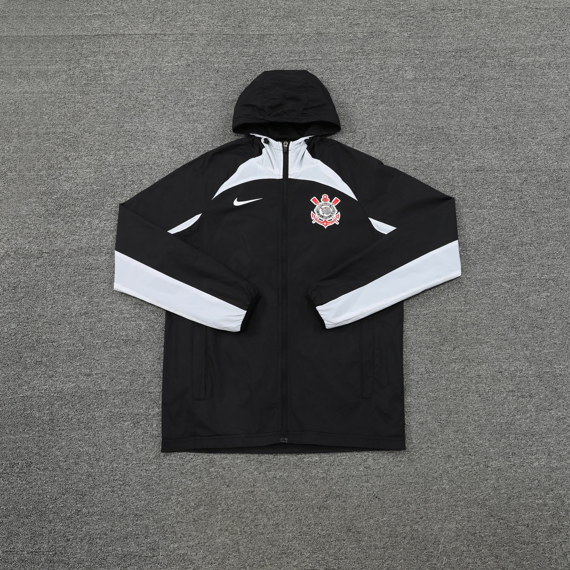 22 Corinthian black windbreaker