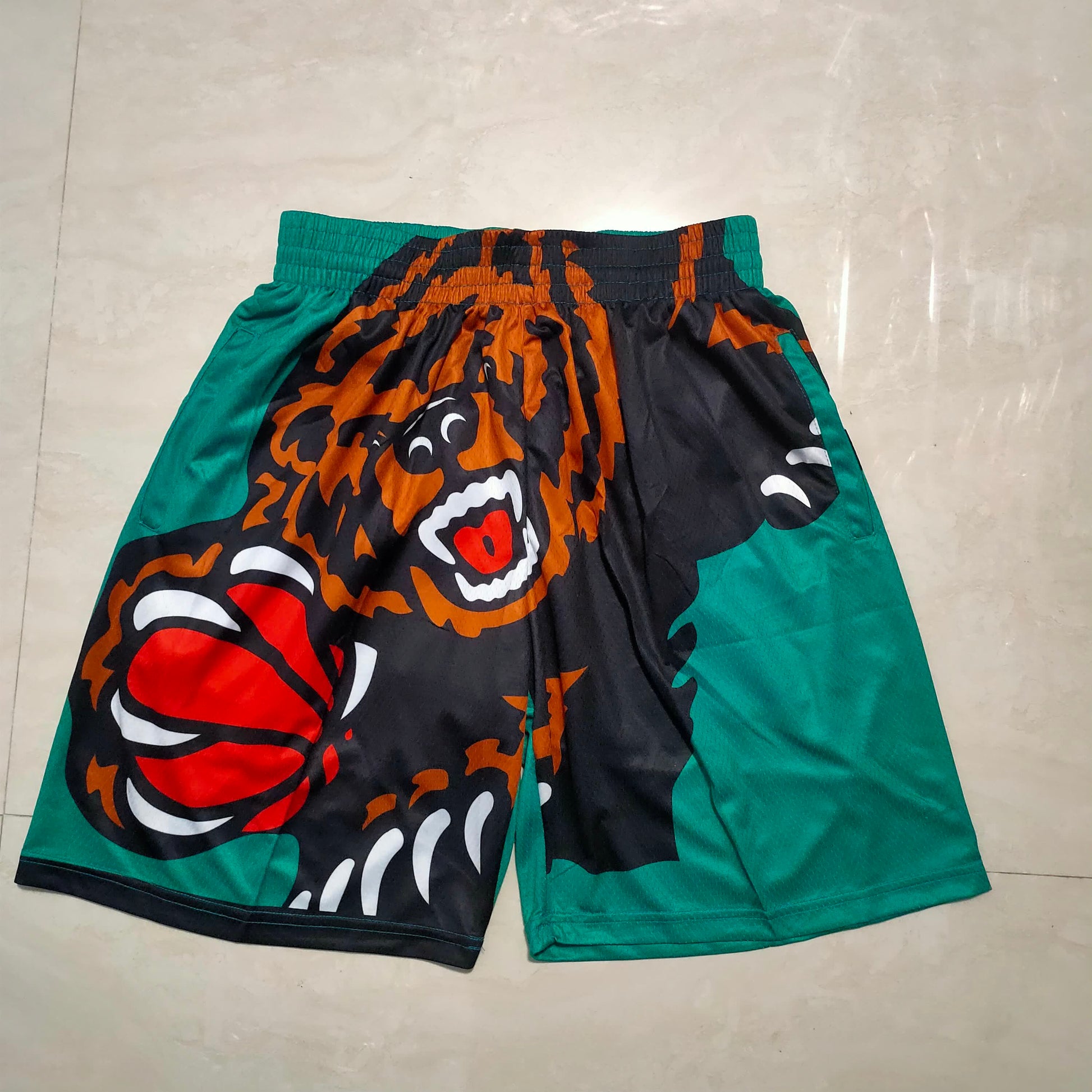 Grizzlies mitchell&ness Green Pocket Shorts