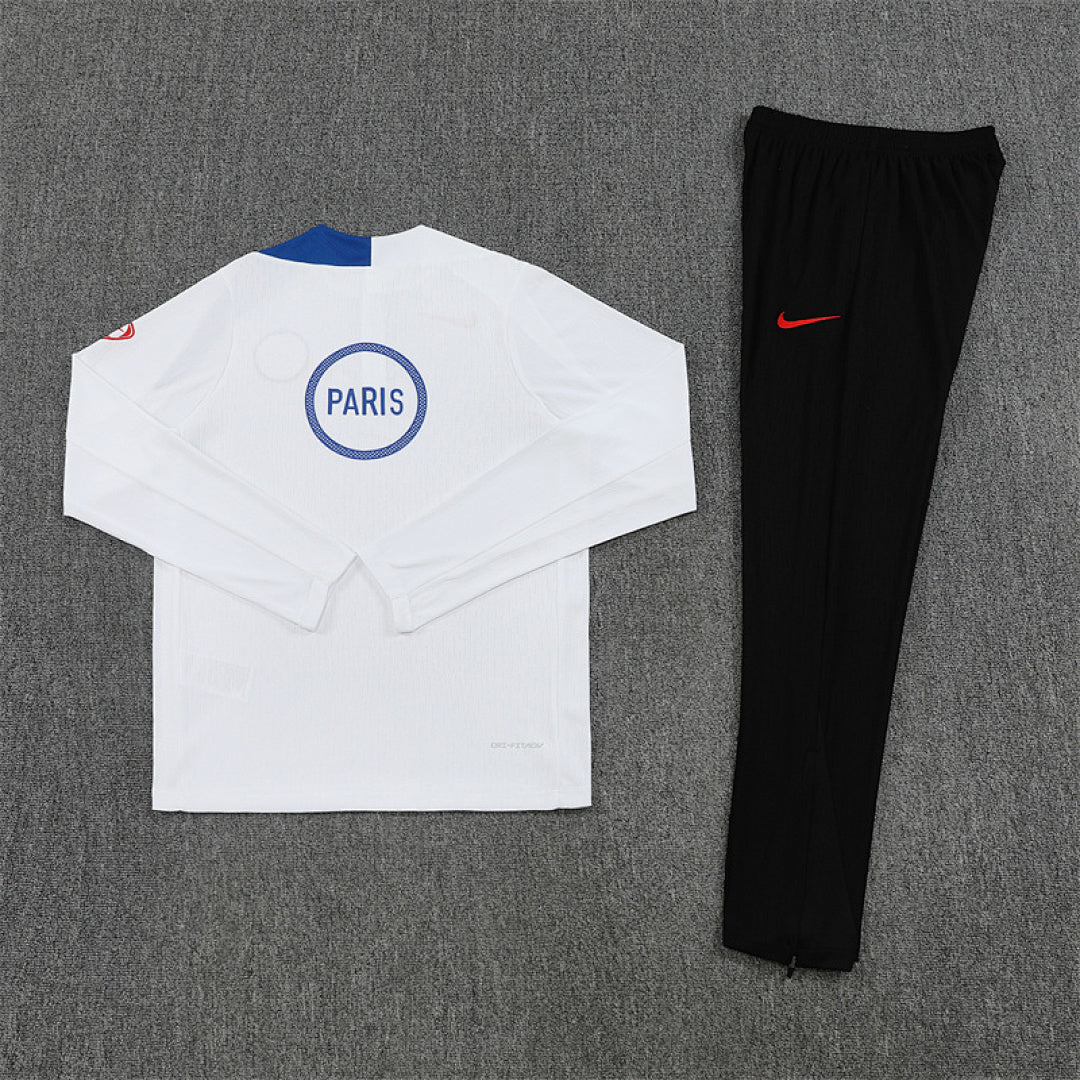 /26 PSG White Half Pull Training Suit (Adults&amp;Kids)7
