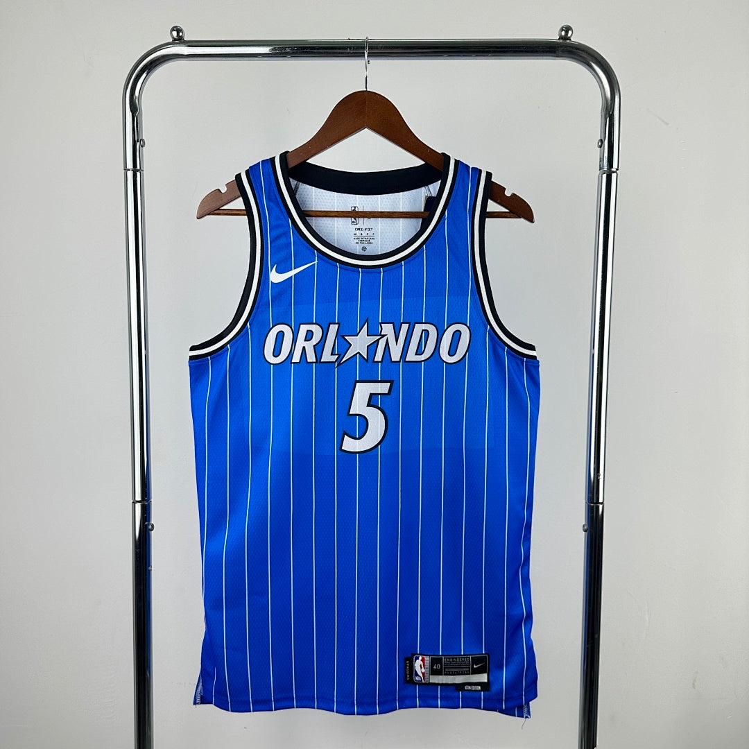 th Orlando Magic away blue 5 # Banchero NBA Jersey S-XXL5