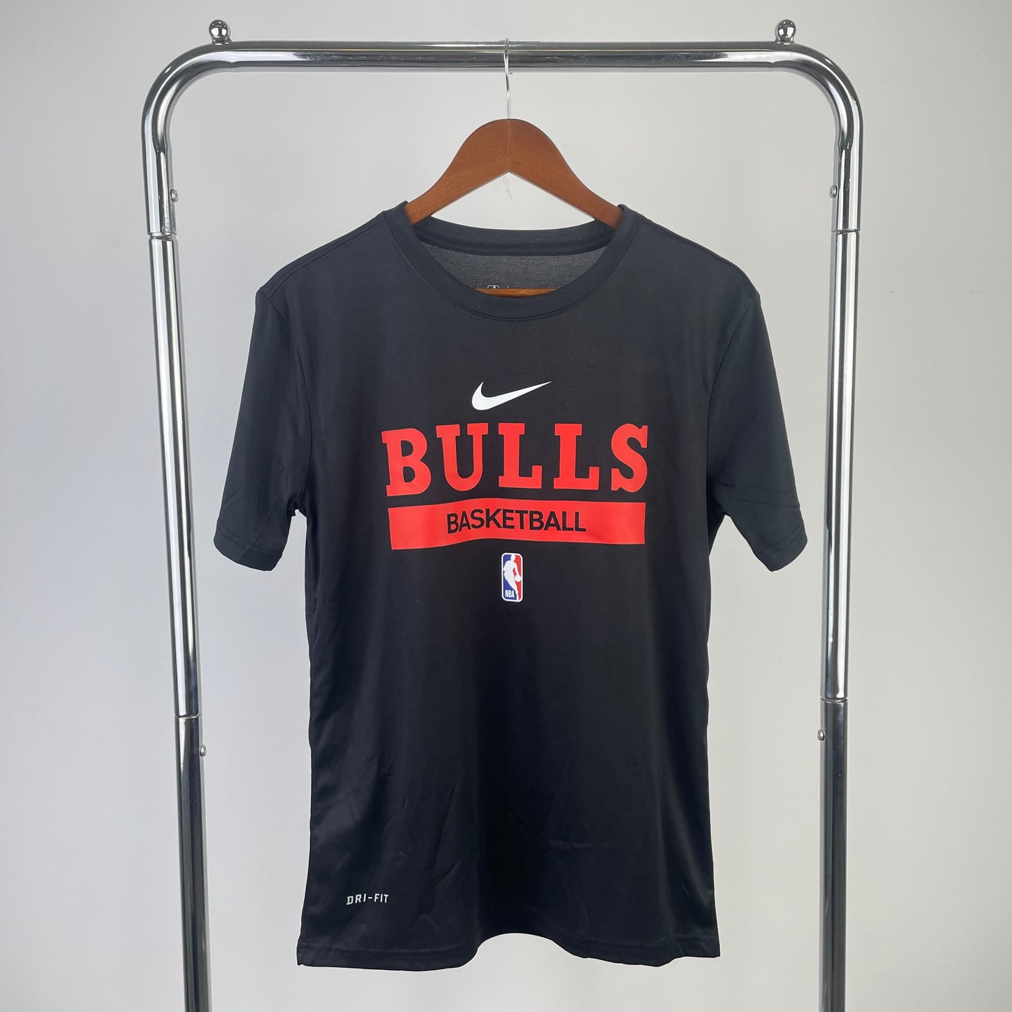 23 Season Bulls Black Training Quick Dried T-shirt Short Sleeve