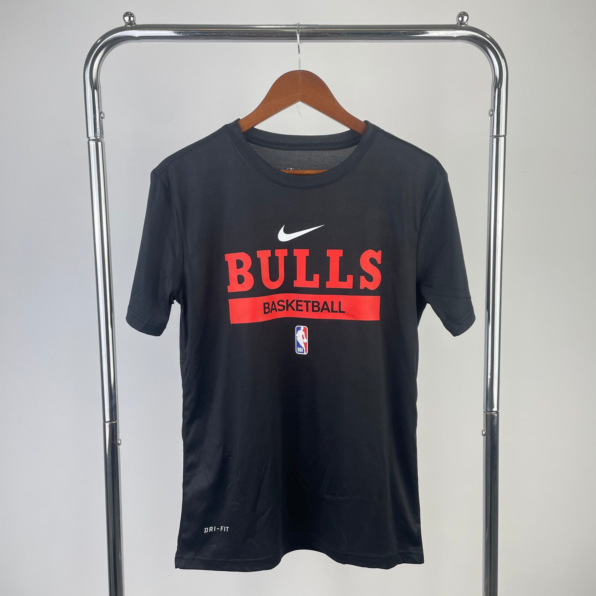 23 Season Bulls Black Training Quick Dried T-shirt Short Sleeve